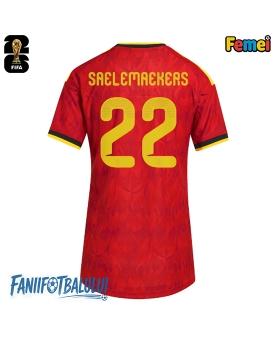 Belgia Alexis Saelemaekers #22 Echipament de Fotbal Replică Mondial 2026 Femei Acasa Belgia Alexis Saelemaekers #22 Echipament de Fotbal Replică Mondial 2026 Femei Acasa